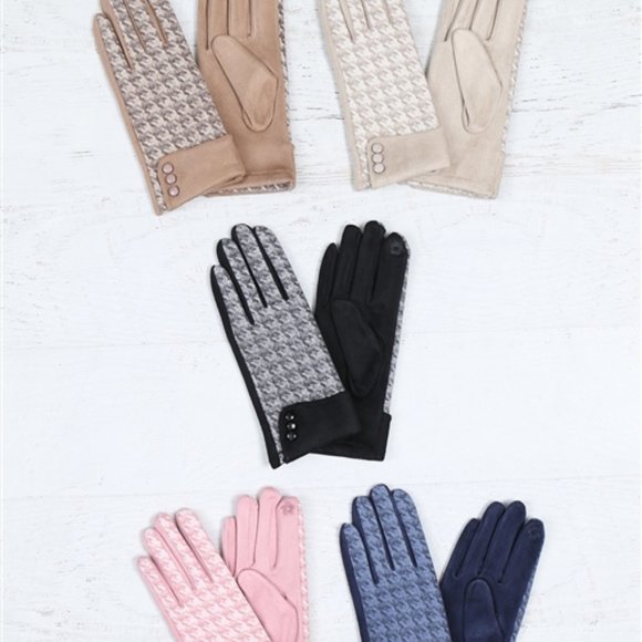 SMART TOUCH GLOVES W/ BUTTON - black - Picture 3 of 3